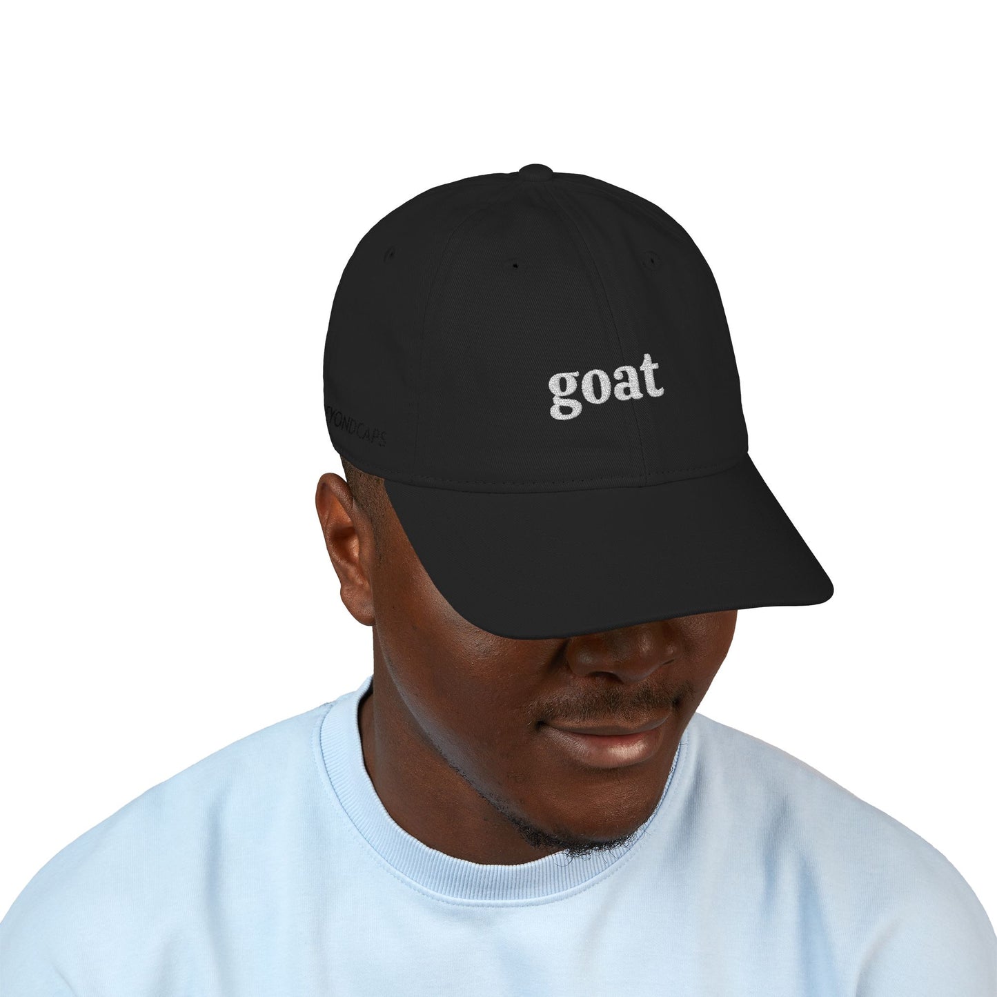 GOAT Baseball Cap Embroidery