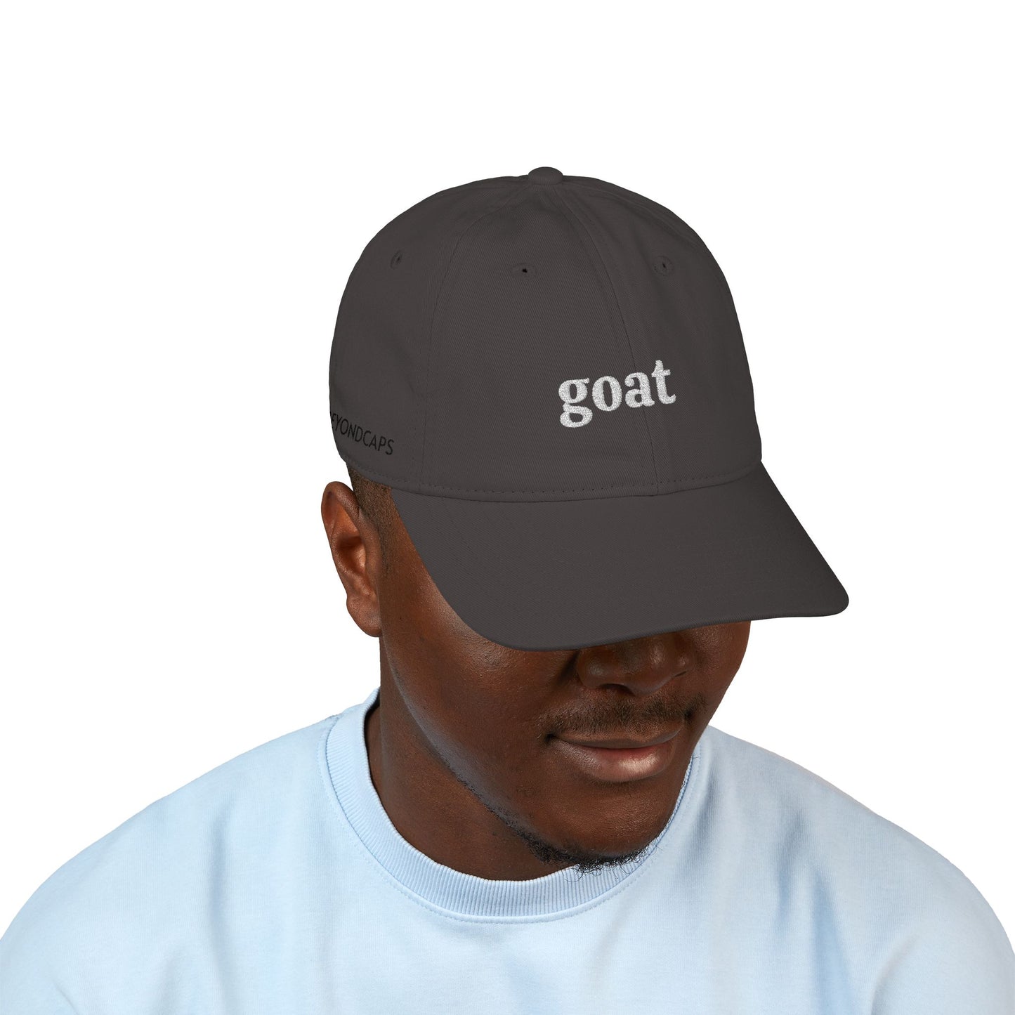 GOAT Baseball Cap Embroidery