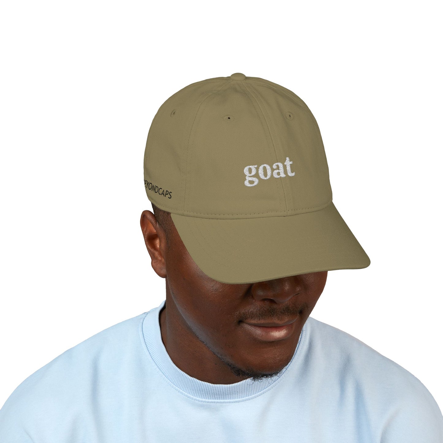 GOAT Baseball Cap Embroidery