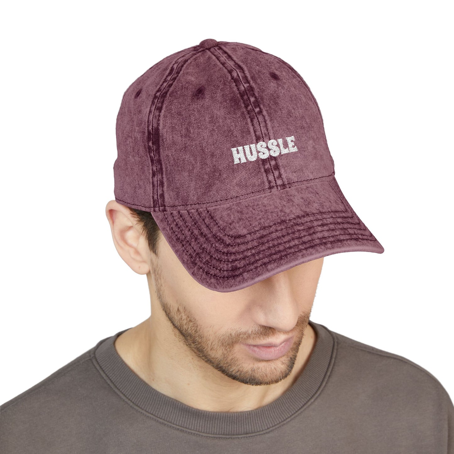 Hussle vintage baseball cap