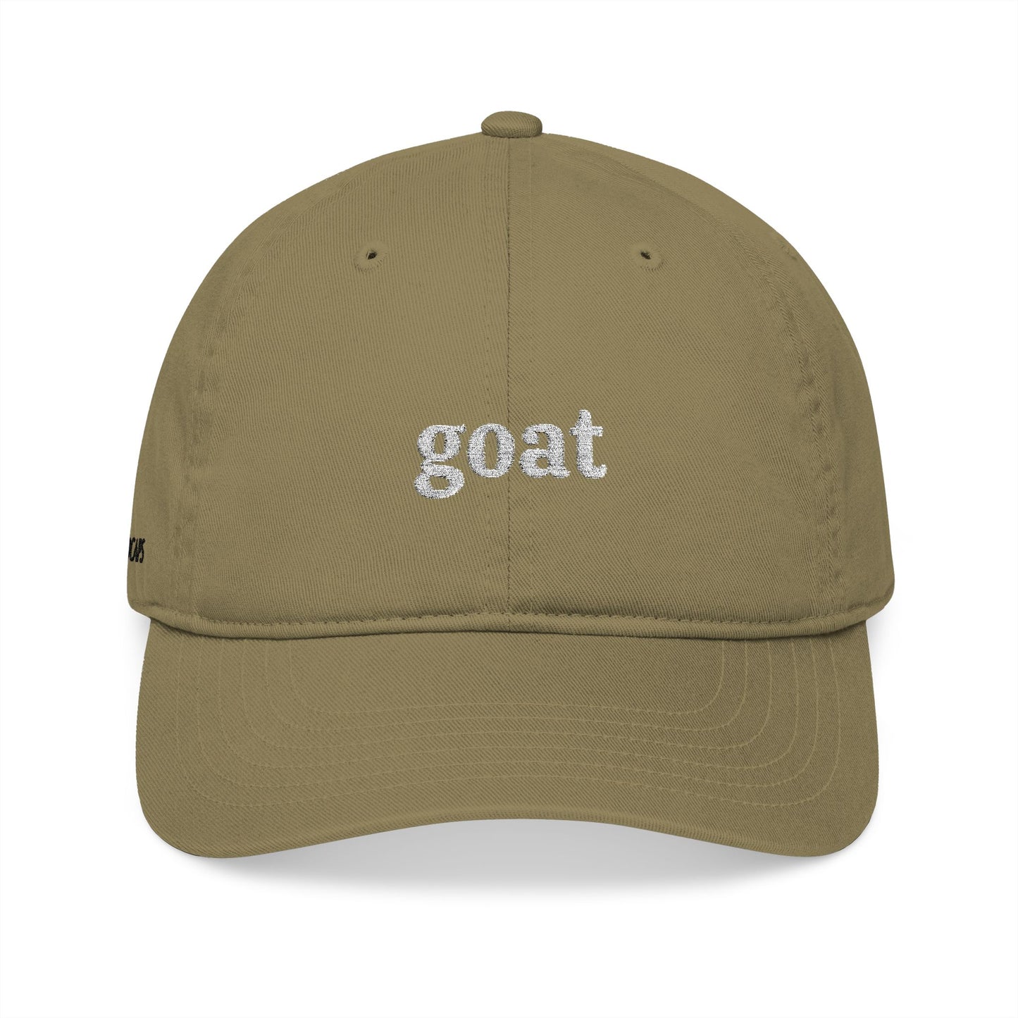 GOAT Baseball Cap Embroidery