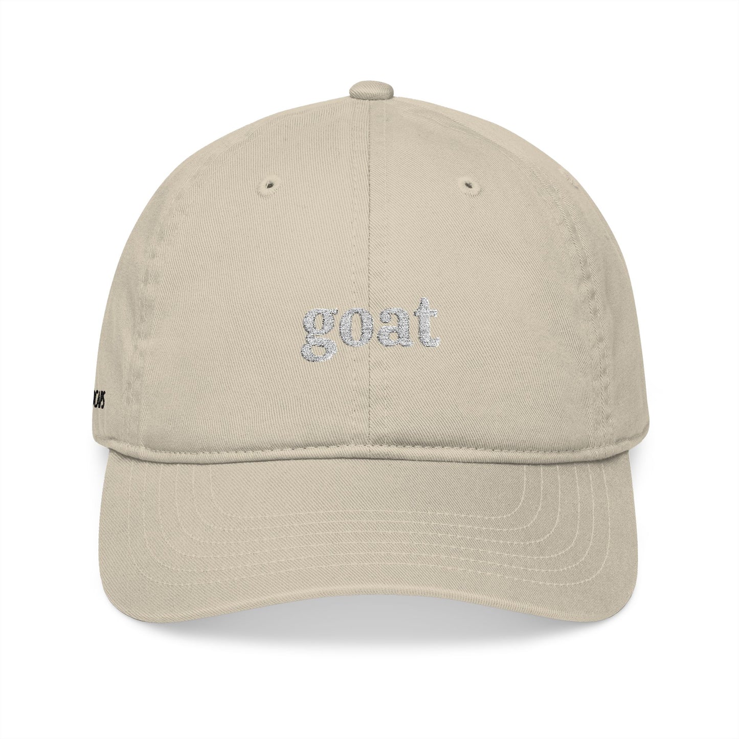 GOAT Baseball Cap Embroidery