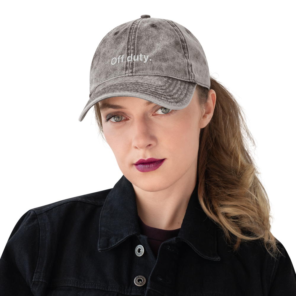 Off duty  Baseball Cap vintage