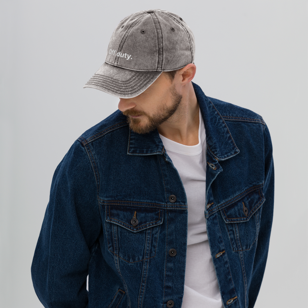 Off duty  Baseball Cap vintage